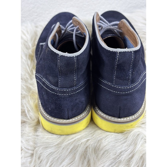 Aldo Blue Suede Chukka Boots 8 Lace Up High Top Rugged Casual Streetwear